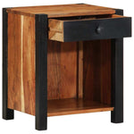 Bedside Cabinet 2 pcs Brown 40 x 35 x 50 cm Solid acacia wood 4019635