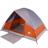 Camping Tent Dome 2-Person Orange Waterproof 94693
