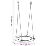 Nest Swing Blue 100 x 100 x 180 cm Plastic 42009054