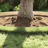Set of 15 Flexible Lawn Fence Galvanised Steel 100 x 14 cm 271783