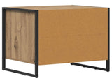 Bedside Table Artisian Oak 50 x 39.5 x 50 cm Engineered Wood 886688