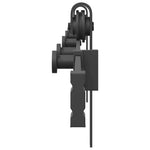 Sliding Door Hardware Kit 213.5 cm Steel Black 4009711