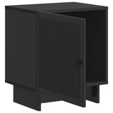 Bedside Cabinet 2 pcs Black 43 x 34.5 x 50 cm Engineered Wood 893878