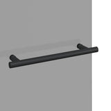 Shower Enclosure Black 120 x 140 cm ESG Glass and Aluminium 42018545