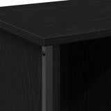 TV Cabinet Black Oak 102 x 35 x 45 cm Engineered Wood 873885