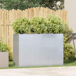 ZNTS Planter 120x40x80 cm Galvanised Steel 860722