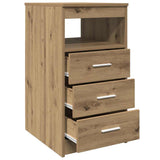 Drawer Cabinet Artisan Oak 40x50x76 cm Engineered Wood 856005