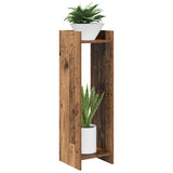 Plant Stand 2 pcs Old Wood 30 x 30 x 100 cm Engineered Wood 899575
