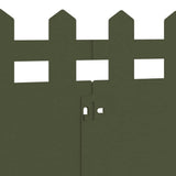 Lawn Edgings 20 pcs Olive Green 103 x 0.05 x 22 cm Steel 874796