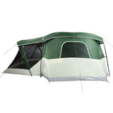 Camping Tent with Porch 4-Person Green Waterproof 94536
