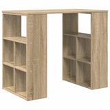 Desk with Shelf Sonoma Oak 90 x 50 x 75 cm Engineered Wood 869508