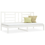 Day Bed without Mattress White 90x200 cm Solid Wood Pine 3108057