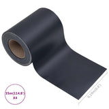 Privacy Strips PVC 140x0.19 m Matte Dark Grey 147868