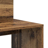 Desk with Shelf Old Wood 90 x 48 x 101.5 cm Engineered Wood 869528