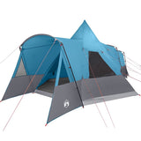 Teepee Tent 8-Person with Roof Blue 720 x 465 x 295 cm 42003997