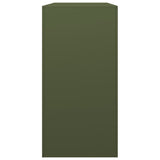 Firewood Rack Green 100x40x80 cm Steel 850978