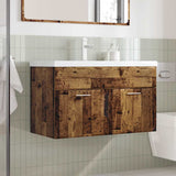 2 Piece Bathroom Furniture Set Old Wood Engineered Wood 3328583