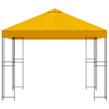 Gazebo 3 x 3 m Yellow Polyester and Steel 190 gsm 900332