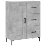 Highboard Concrete Grey 69.5x34x180 cm Engineered Wood 3196015
