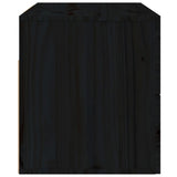 ZNTS Wall-mounted Bedside Cabinets 2 pcs Black 50x36x40 cm 820985