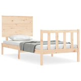 Bed Frame without Mattress 100x200 cm Solid Wood Pine 3193391