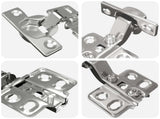 Hinge 254 pcs Nickel 85 x 52.5 x 9.5 mm Iron 864676