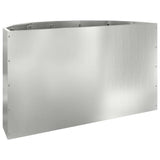 Planter Silver 90 x 45 x 50 cm Galvanised Steel 883715