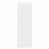 Bookcase with Doors White 136x37x109 cm Engineered Wood 3206510