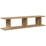 Wall Shelves 2 pcs Artisan Oak 90x18x20 cm Engineered Wood 856601