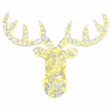 Reindeer Head with 140 LEDs Warm white 60 cm Acrylic 42019061