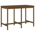 7 Piece Garden Bar Set Honey Brown Solid Wood Pine 3157784