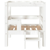 Dog Bed White 55.5x53.5x60 cm Solid Wood Pine 822368