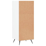 Shelf Cabinet White 34.5x32.5x90 cm Engineered Wood 828700