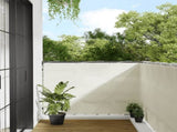 Balcony Screen Cream 120x1000 cm 100% Polyester Oxford 4000209