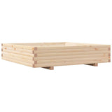 Garden Planter 110x110x26.5 cm Solid Wood Pine 847323
