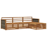 Outdoor Sofa Set Natural 249.5 x 162.5 x 73 cm 3383197