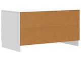 Bedside Cabinet White 62 x 34.5 x 44.5 cm Engineered Wood 895695