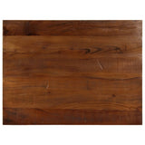 Table Top 80x60x2.5 cm Rectangular Solid Wood Reclaimed 371197