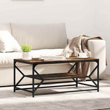 Coffee Table Smoked Oak 90 x 50 x 40 cm 868233