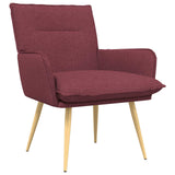 Armchair Wine Red Fabric 42047701