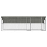 Chicken Cage 3 pcs Silver 600 x 200 x 200 cm Galvanised Steel 3368320