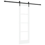 Sliding Door Manual ORKDAL White 61 x 198.5 cm Wood and metal 3332462