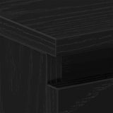 Bedside Cabinet 2 pcs Black Oak 40 x 30 x 39 cm Engineered Wood 862575