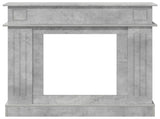 Fireplace Surround Concrete Grey 102 x 26 x 100 cm 8006645
