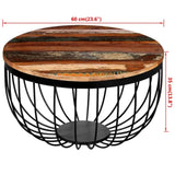 Coffee Table Solid Reclaimed Wood 244230