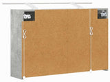 Bathroom Mirror Cabinet Concrete Grey 73.5 x 16 x 62.5 cm 889178