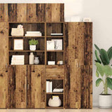 Highboard Old Wood 40 x 42.5 x 185 cm Engineered Wood 3402635