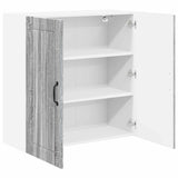 Wall Cabinet LUCCA Grey Sonoma 80 x 31 x 80 cm Engineered Wood 885061