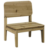 Garden Chairs 2 pcs 60x52.5x72 cm Impregnated Wood Pine 859326