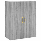 Highboard Grey Sonoma 69,5x34x180 cm Engineered Wood 3195833